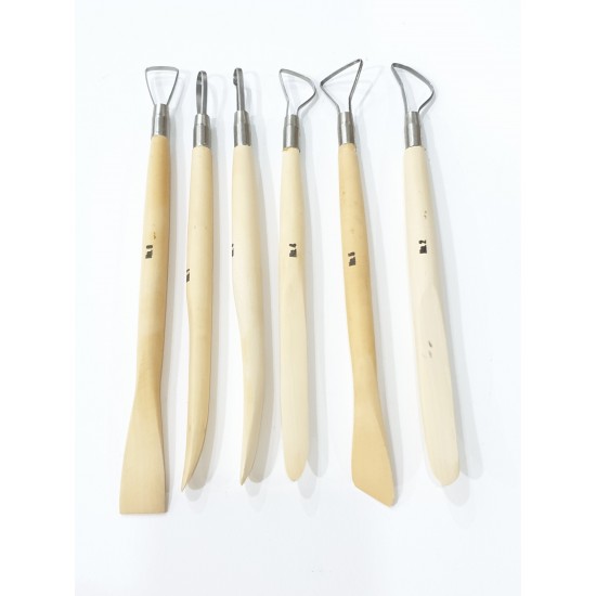 طقم ادوات للتشكيل على الخزف راس واحد / 6 قطع PICASSO